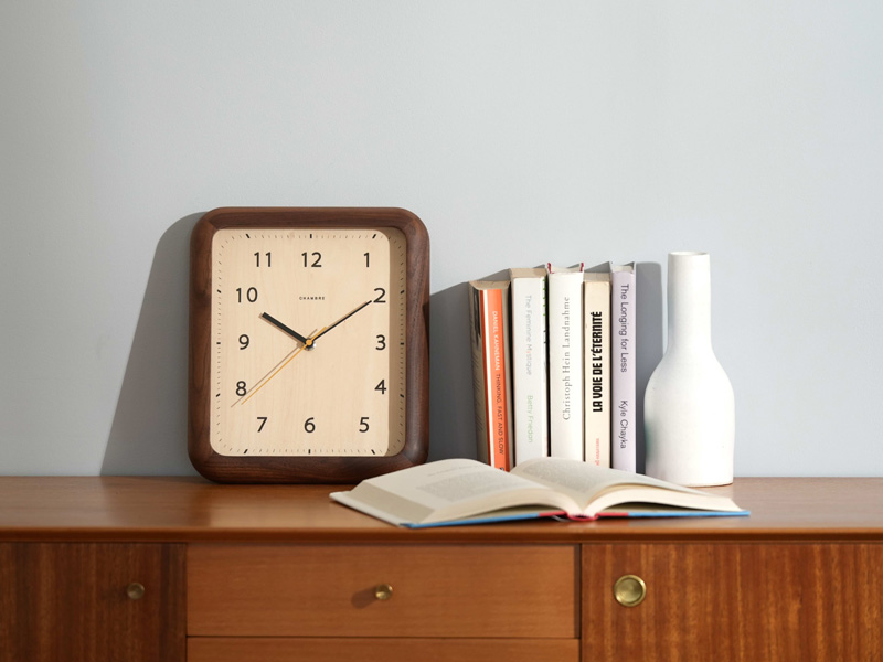 特典付 インターゼロ BOOK CLOCK ブッククロック 壁掛け時計 置き時計