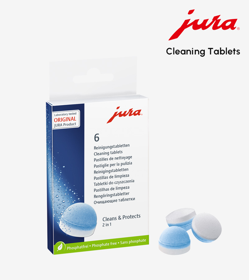 jura コーヒーマシン洗浄タブレット 6個入り　5セット jura（ユーラ） 特典付 クリーニングタブレット 6錠入 juraコーヒー