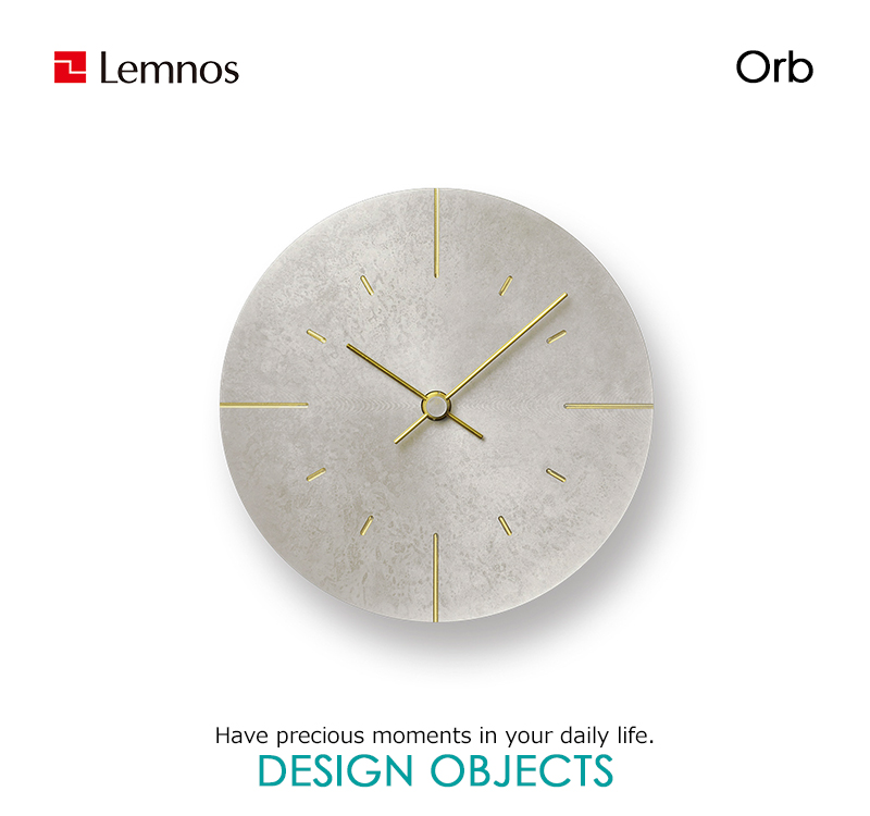 Lemnos（レムノス） 特典付 Orb オーブ AZ15-07 壁掛け時計 掛時計