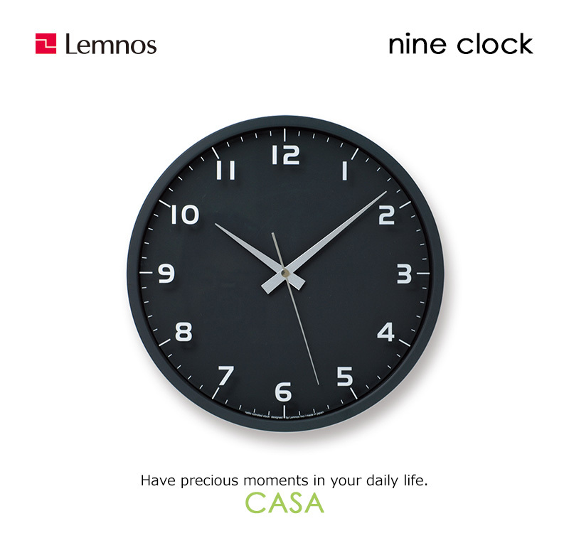 Lemnos（レムノス） 特典付 nine clock ナイン クロック LC08-14W