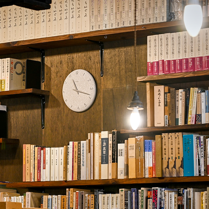 Lemnos 珪藻土の時計（洗い出し仕上げ） 珪藻土の時計 (洗い出し) - DESIGN OBJECTS - レムノス オンライン
