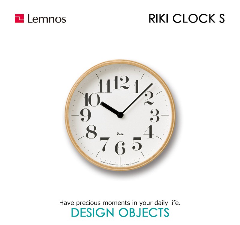 Lemnos（レムノス） 特典付 RIKI CLOCK リキクロック WR-0401S 時計