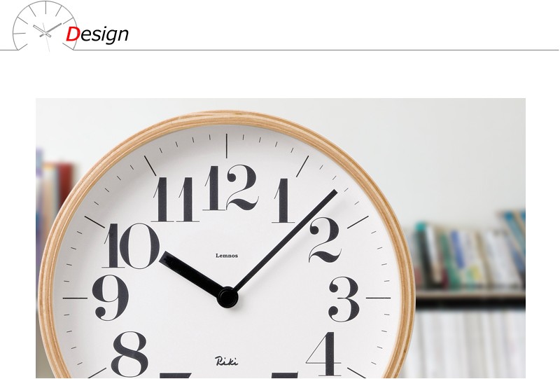 Lemnos（レムノス） 特典付 RIKI CLOCK リキクロック WR-0401S 時計