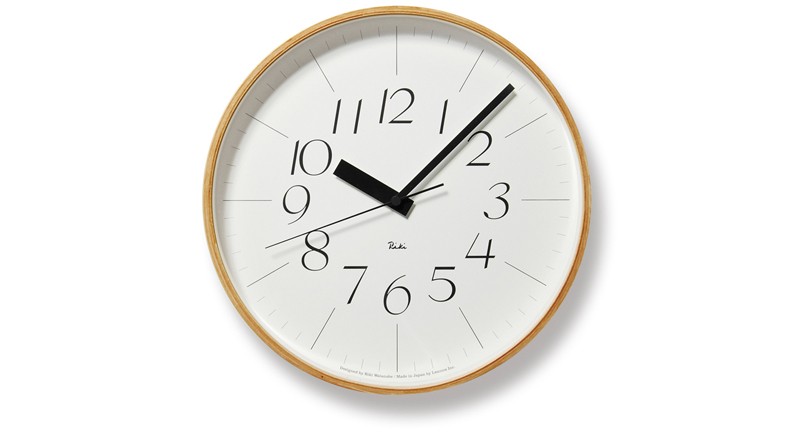 Lemnos（レムノス） 特典付 掛け時計 リキクロック 電波時計 WR08-26