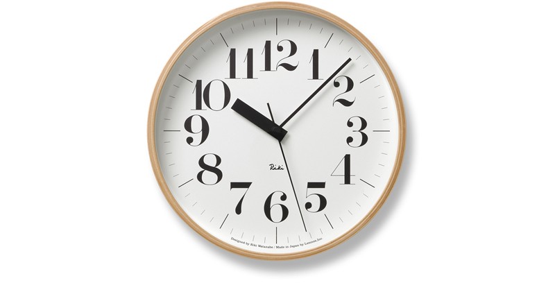 Lemnos/レムノス】 TOKI AWA CLOCK トキ [電波時計