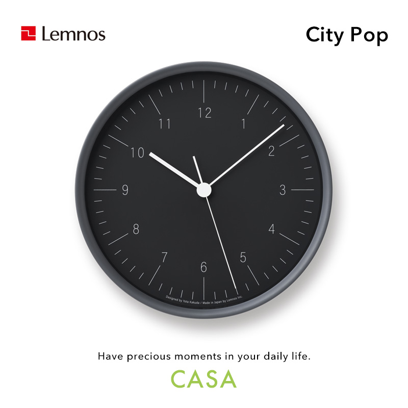 楽天市場】Lemnos レムノス City Pop シティポップ 掛時計 YK23