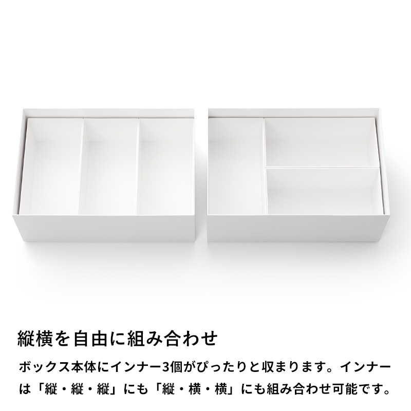 特典付 ライクイット タイディアップボックス 浅型×深型 9点セット like-it 収納ケース 収納ボックス 小物入れ 押入れ ふた付き 日本製 TDS-01 TDS-04 TDS-03の画像