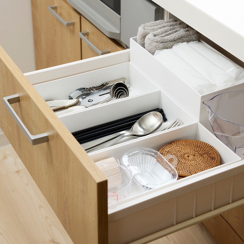 Like-it（ライクイット） 特典付 タイディアップボックス 浅型 5点