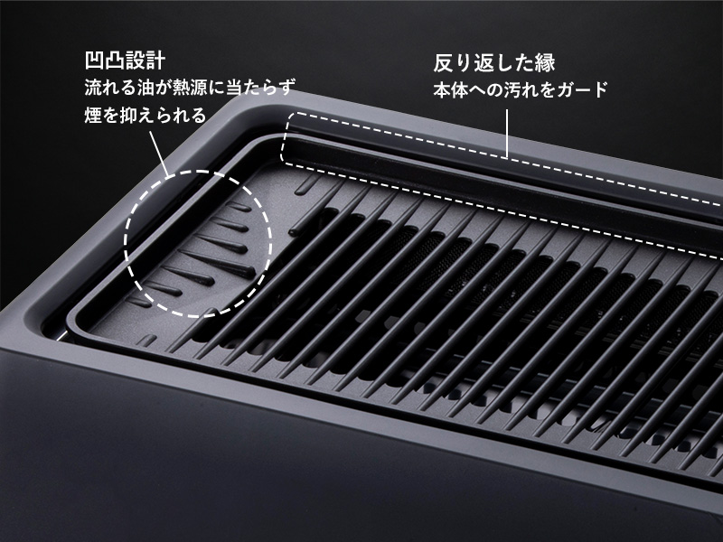 特典付 GLAMP. 超少煙グリル用 グリルプレートDX 焼き網 ホット