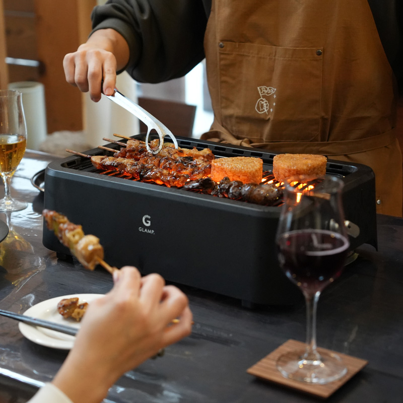 GLAMP. 超少煙グリル 焼肉プレート ホットプレート 焼肉グリル 減煙