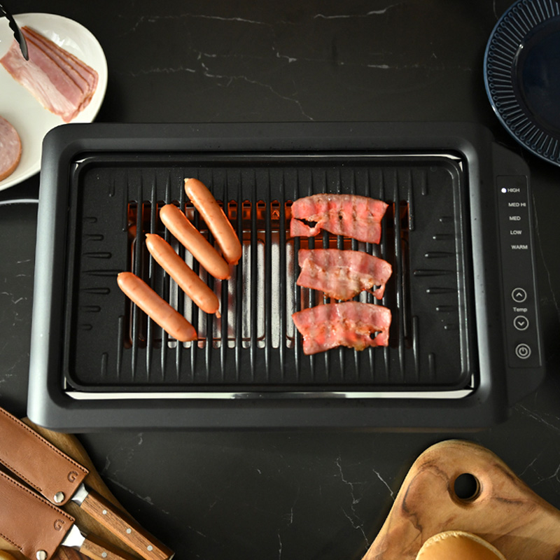 特典付 GLAMP. 超少煙グリルDX 焼肉プレート ホットプレート 焼肉