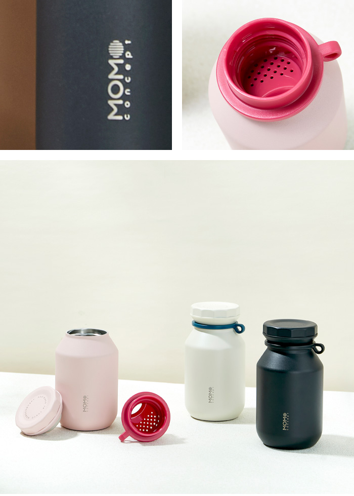 MOMOCONCEPT ロックタンブラー 300ml マグボトル ステンレス 水筒 保温