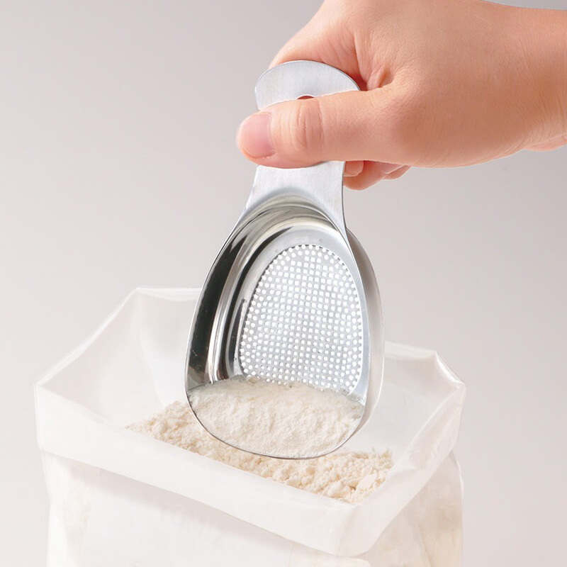 marna（マーナ） 特典付 ステンレス粉ふりスプーン 粉ふり 粉ふるい