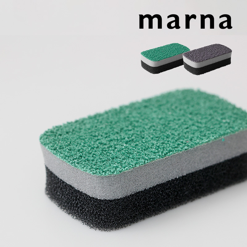 marna（マーナ） 水ピカ キッチンスポンジ 3層 水ピカシリーズ K841G