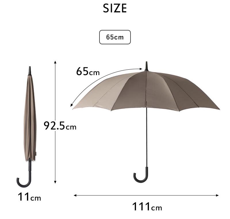 特典付 マーナ Shupatto アンブレラ 65cm 傘 かさ レディース メンズ 晴雨兼用 S511 雨傘 日傘 長傘 無地 シュパット 男女兼用 marnaの画像