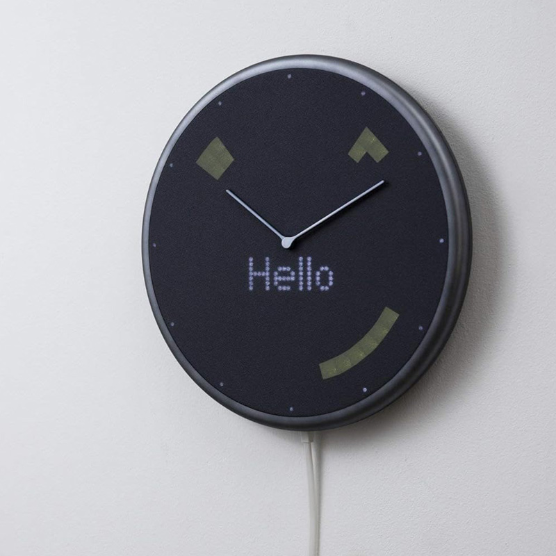 Glance Clock グランスクロック 直径23cm GC-US-BLK-01 GC-US-SLV-01 掛け時計 時計 壁掛け ウォールクロック IoTクロック｜yamayuu｜04