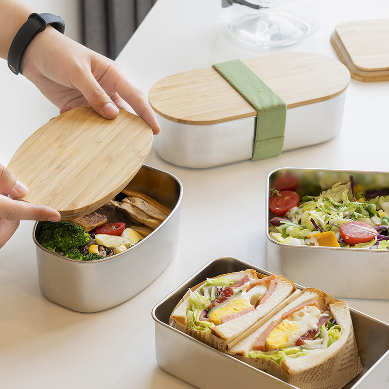 ののじ 特典付 ステンレスランチボックス レクタングル 弁当箱 フード
