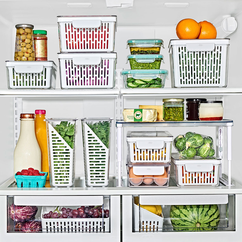 OXO（オクソー） 特典付 ベジタブルキーパー ロング フードコンテナ