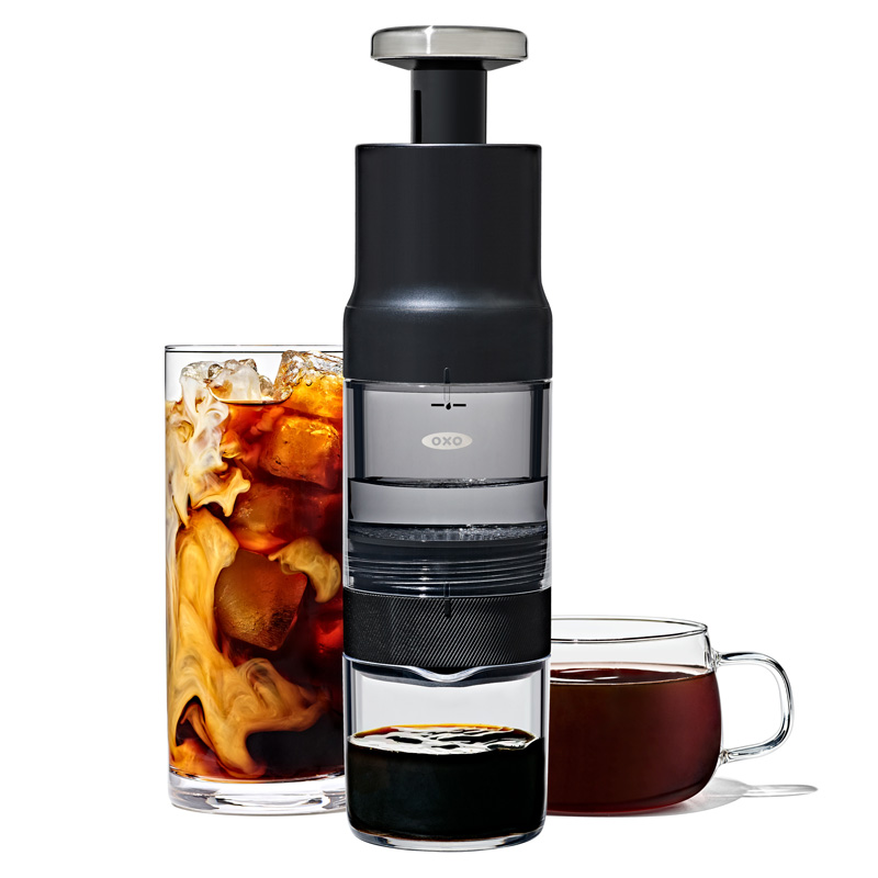 OXO（オクソー） 特典付 クイック濃縮コーヒーメーカー ンプ式 1〜4杯