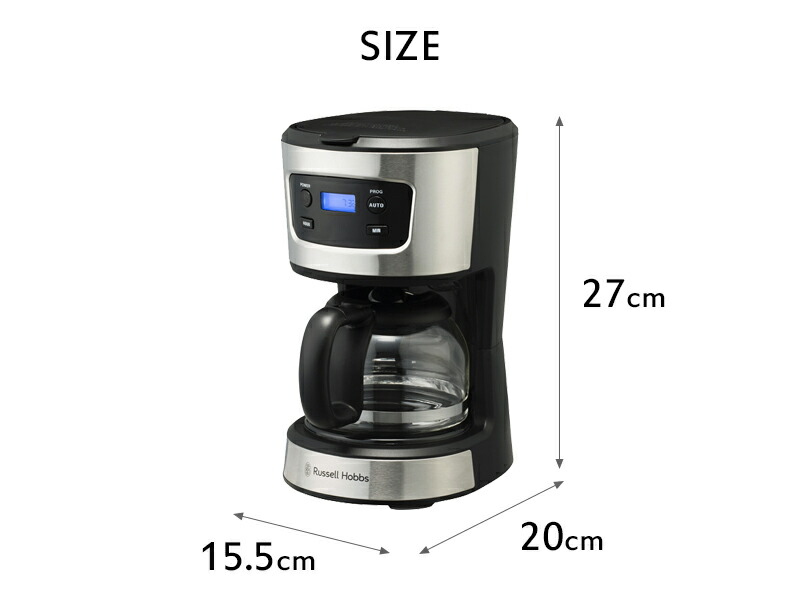 Amazon | ラッセルホブス コーヒーメーカー ヘリテージ クリーム