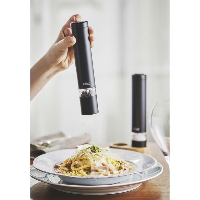 Russell Hobbs ラッセルホブス Salt & Pepper Mill Mini 電動ミル ソルトアンドペッパー ミニ 塩 岩塩 胡椒 キッチン家電 調理家電｜yamayuu｜04