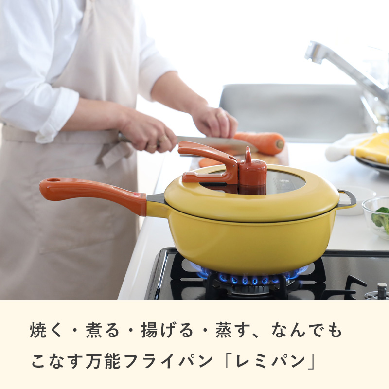 特典付 万能フライパン レミパン 24cm フライパン 片手鍋 鍋