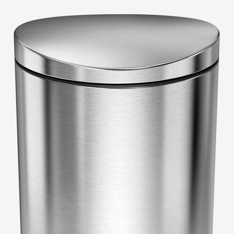 simplehuman（シンプルヒューマン） 保証付 6L セミラウンド ステップ