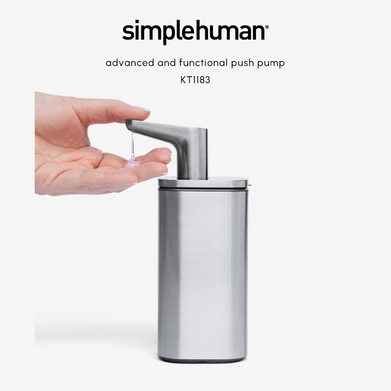 がかかる simplehuman 液体 石鹸 洗剤 手動式 くらしのもり - 通販