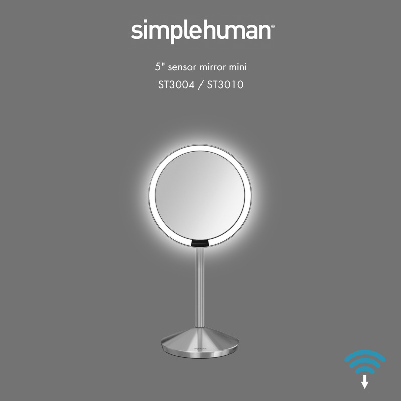 simplehuman シンプルヒューマン ミニセンサーメイクアップミラー10 