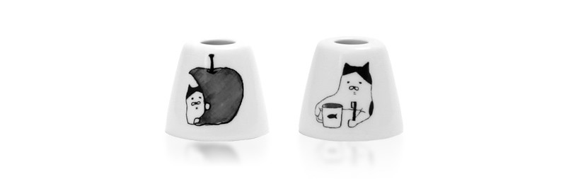 加猫さん 歯ブラシホルダー Apple Brush ホワイト 歯ブラシスタンド 歯ブラシホルダー ハブラシ ホルダー スタンド 省スペース サニタリー 洗面所 猫 ネコ くらしのもり 通販 Paypayモール