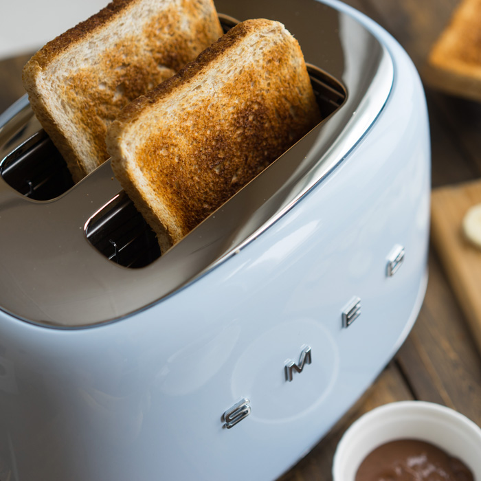 SMEG（スメッグ） ブレンダー TSF01 ポップアップトースター 2スロット