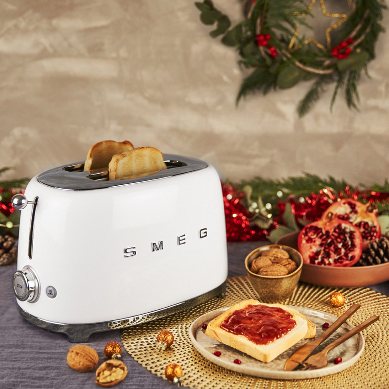 SMEG（スメッグ） ブレンダー TSF01 ポップアップトースター 2スロット
