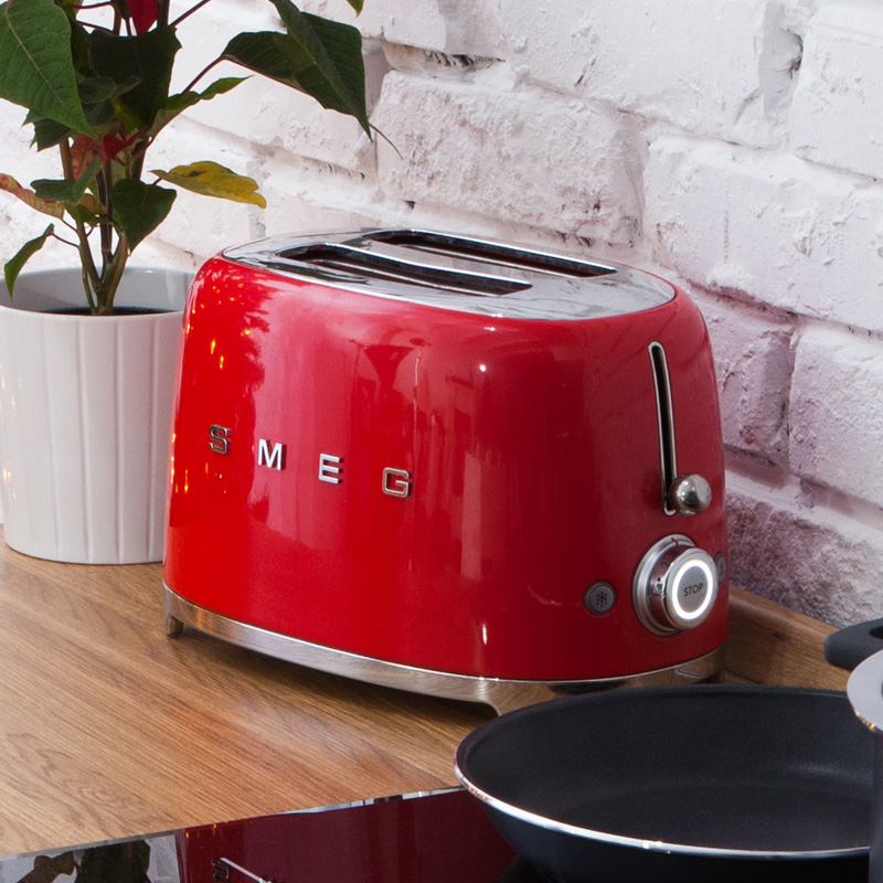 SMEG（スメッグ） ブレンダー TSF01 ポップアップトースター 2スロット