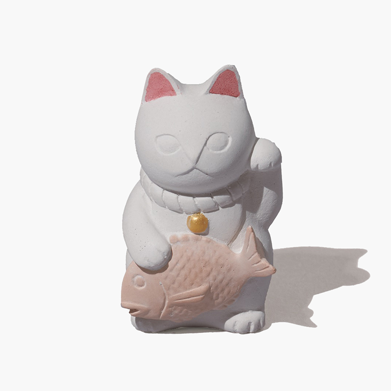 soil 特典付 ソイル マネキネコ M MANEKINEKO L496 珪藻土 招き猫