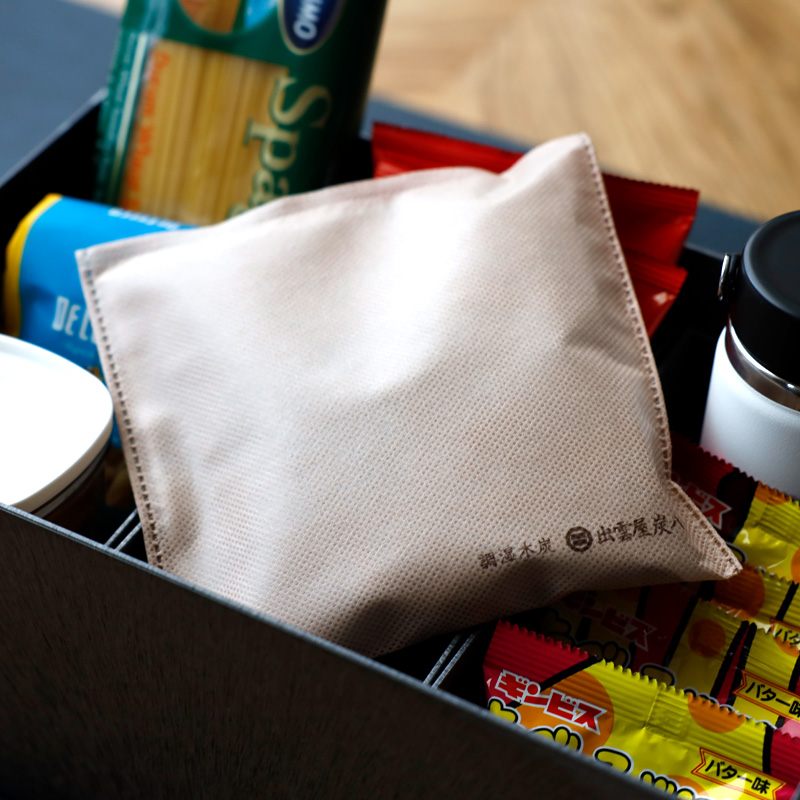 出雲カーボン 特典付 炭八 スマート小袋 5個セット 調湿木炭 繰り返し