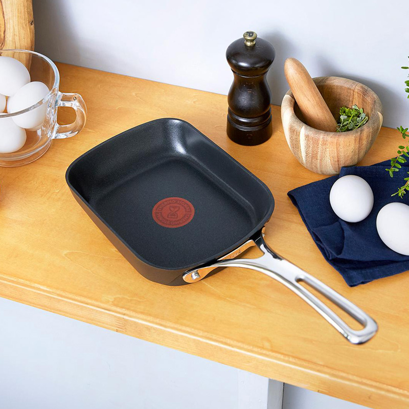 ガス・IH対応 T-fal ティファール エクスペリエンス＋ エッグロースター 15×20cm 卵焼き器 玉子焼き器 フライパン キッチンツール  調理器具 E22818