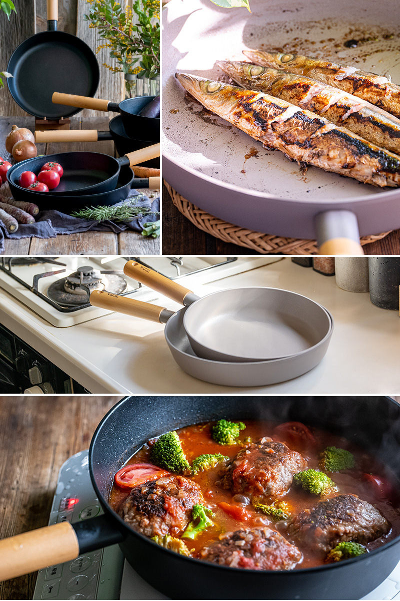 特典付 ガス・IH対応 TI:DA ティーダ チタン＆ダイヤモンドW