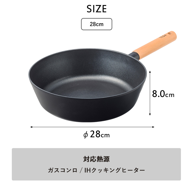 特典付 ティーダ チタン＆ダイヤモンドWコーティング マルチパン ガス