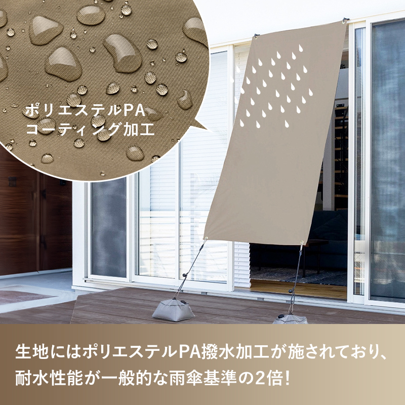 雨よけシェード 0.9×2m 雨よけ 日よけ シェード 撥水加工 耐水 雨よけシェード 0.9×2m 雨よけ 日よけ シェード 撥水加工 耐水