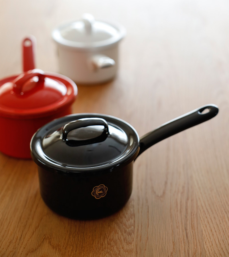 月兎印 特典付 ソースパン 12cm 05006725 05006726 05007583 琺瑯