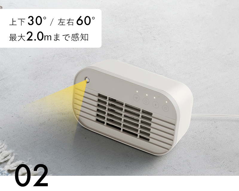 THREEUP（スリーアップ） 特典付 節電センサー付 ミニセラミック