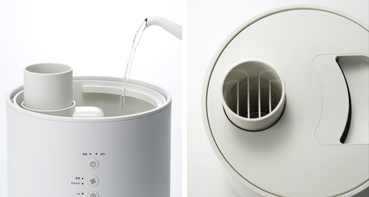 THREEUP 特典付 スリーアップ 上部給水式スチーム加湿器 フォグ
