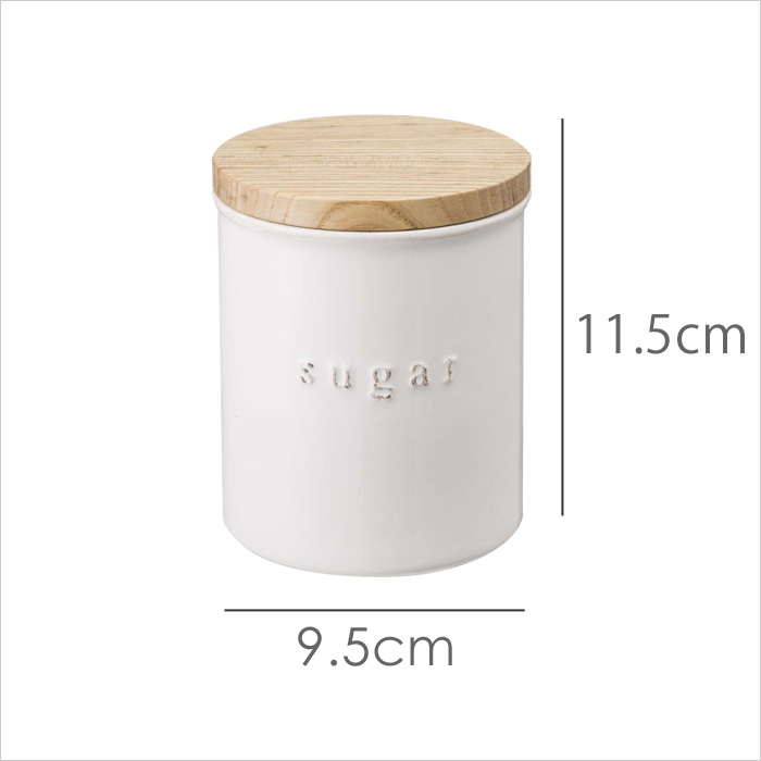 tosca（山崎実業） 特典付 山崎実業 陶器キャニスターホワイト トスカ