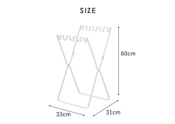 山崎実業 ゴミ袋＆レジ袋スタンド タワー tower 07908 07909 ホワイト