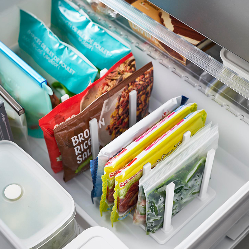 tower 山崎実業 冷凍庫中仕切り調節収納スタンド タワー W27 公式 冷凍