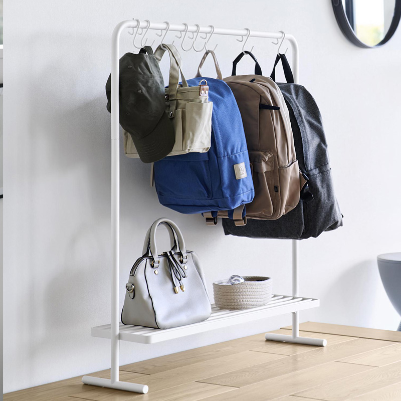 tower 特典付 山崎実業 バッグ収納ラック タワー ハンガーラック