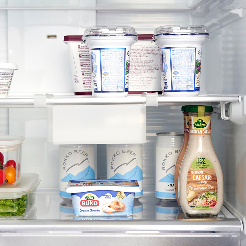 tower 山崎実業 冷蔵庫中棚下伸縮ラック タワー 公式 収納ラック