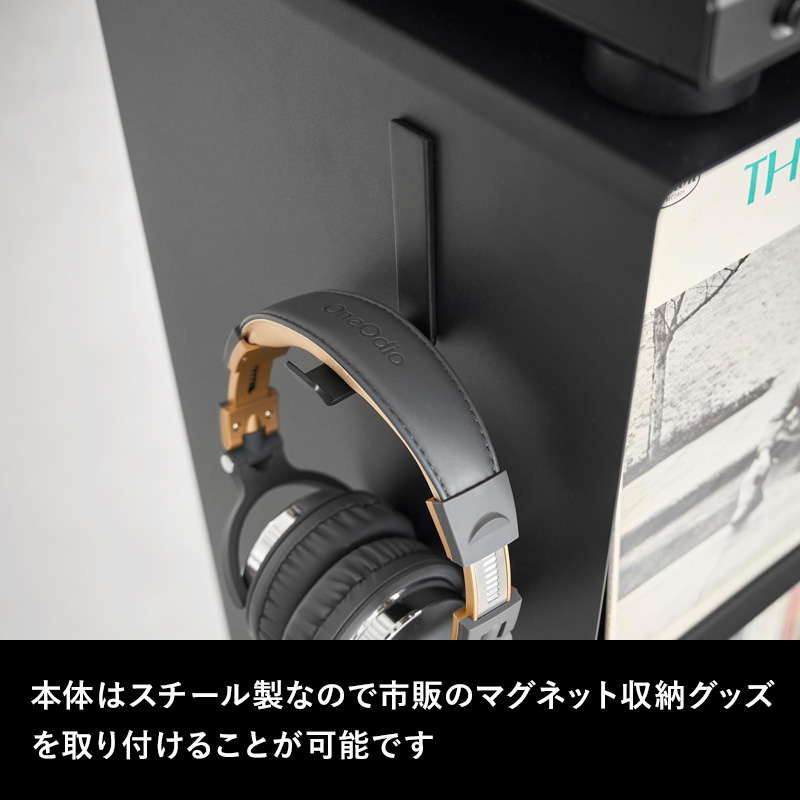 tower 山崎実業 レコードラック タワー キャスター付き オープンラック