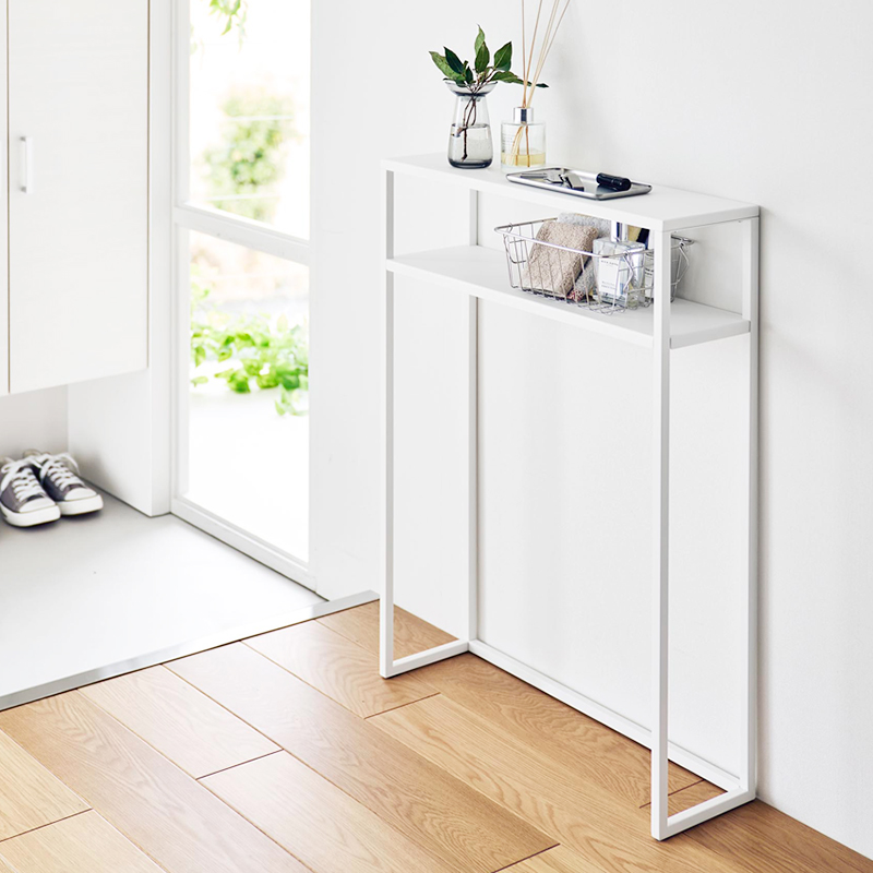 tower 特典付 山崎実業 棚付きコンソールテーブル タワー 公式 サイド