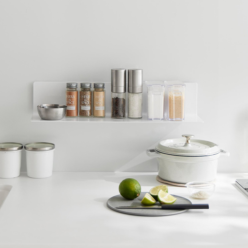 tower 特典付 山崎実業 フィルムフックキッチン棚 タワー ワイド 公式